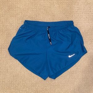 blue nike running shorts